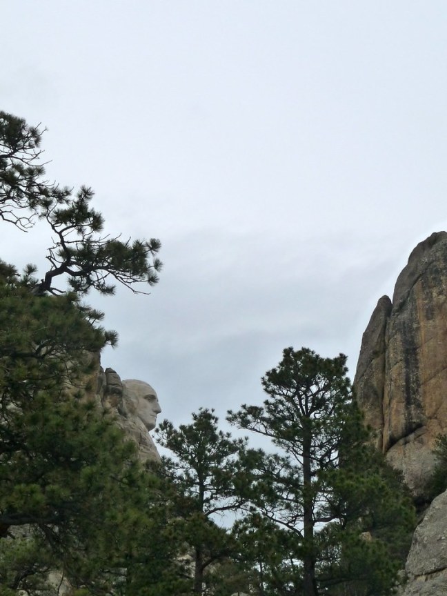 A different view of Mount Rushmore