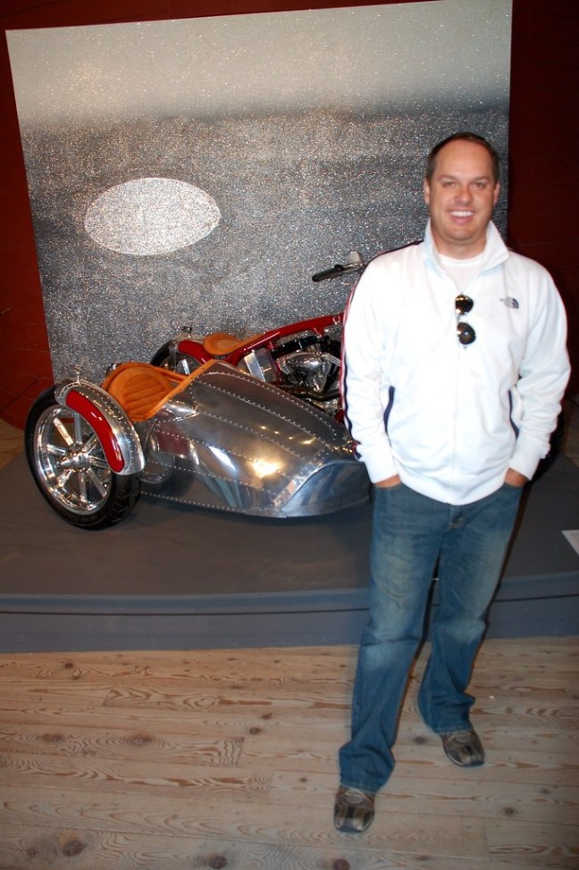 Jesse James motorcycle made for Airstream (Shelburne Museum)