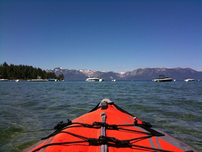 Kayaking in Zephyr Cove