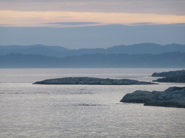 View on ferry from Victoria, B.C. to Port Angeles, Washington