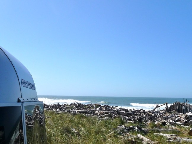 I spent Labor Day hanging out at a totally secluded Gold Beach