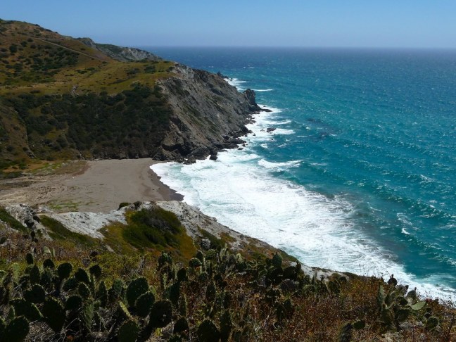 Seaward side of Catalina Island