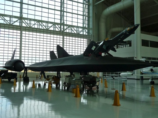 Lockheed SR-71A "Blackbird", the fastest aircraft ever built