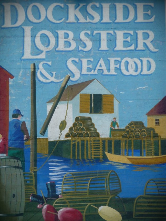 Mural in Lunenburg, Nova Scotia