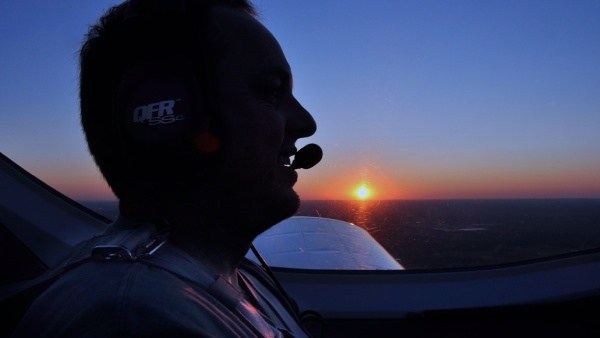 Flying over the Illinois Valley