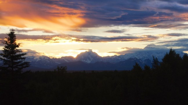 Mt. Hunter and Denali