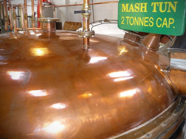 Making single malt whiskey at Glenora Distillery