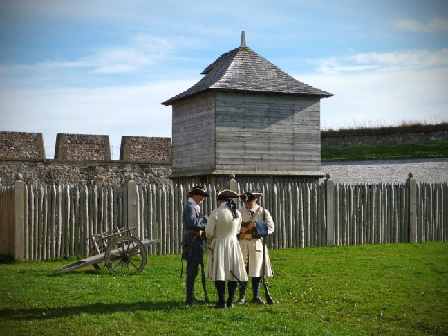 Fortress of Louisbourg as it looked in 1744