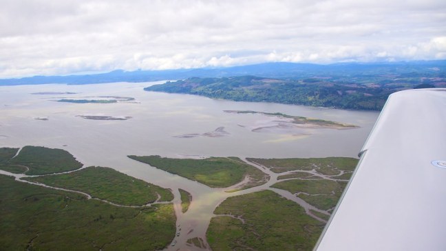 Columbia River from above