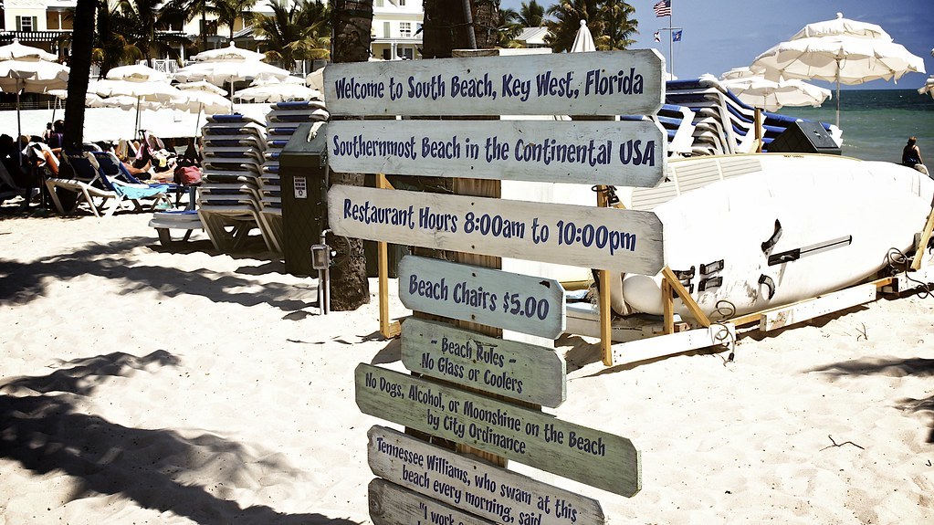 Beach in Key West