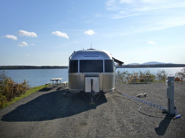 Campsite in Bar Harbor, Maine