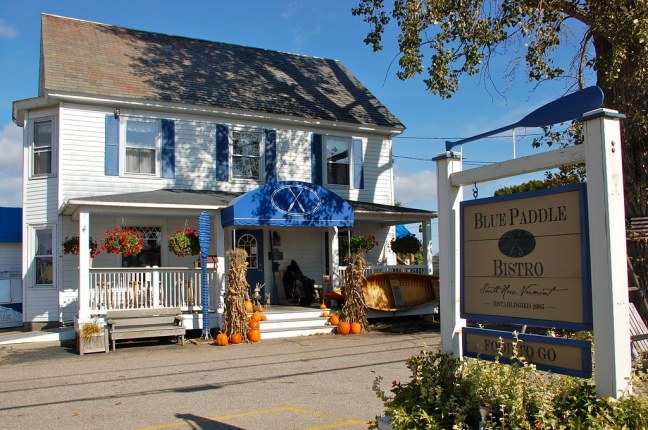 Absolutely incredible restaurant, Blue Paddle Bistro, in South Hero