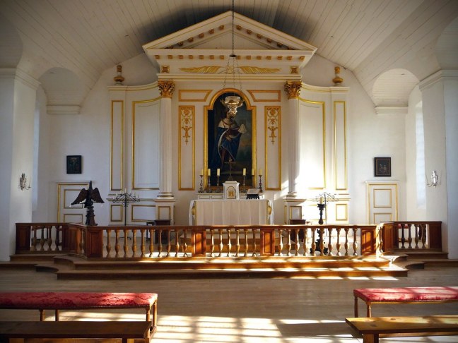 Fortress of Louisbourg Chapel as it looked in 1744
