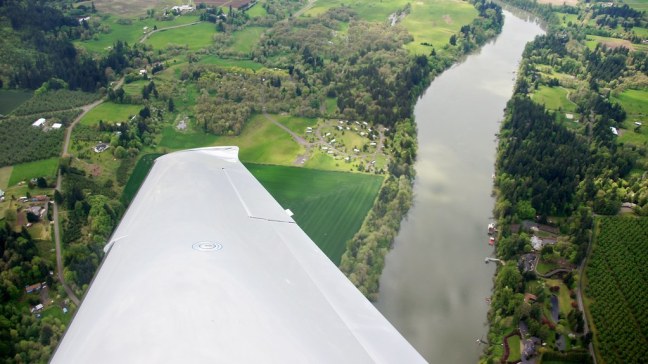 Champoeg State Park from above