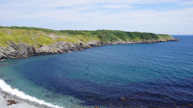 Typical greens and blues of Newfoundland