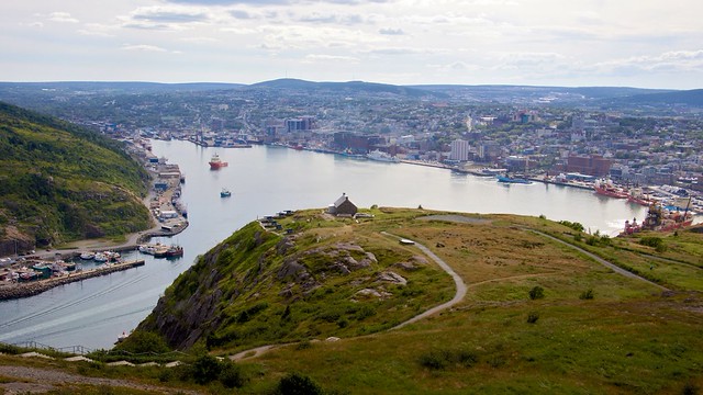 View of St. John's atop Signal Hill