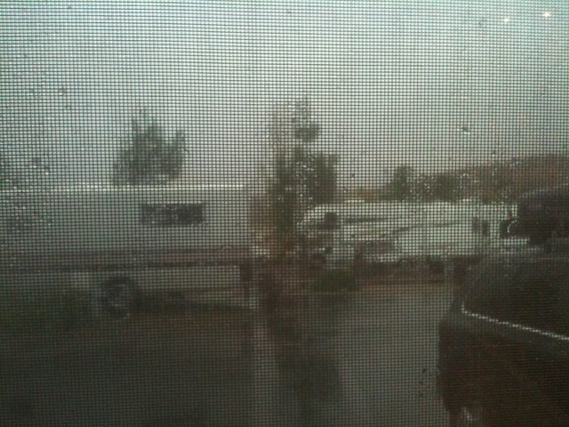 Just to show that not every day in a San Diego campground is bright and sunny.